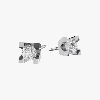 Single Star Diamond Stud Earrings